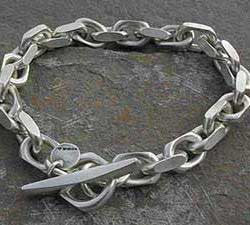 T-Bar Chain Mens Bracelet UK