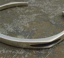 Stylish Designer Cuff Silver Bracelet UK
