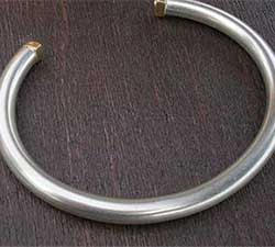 Gold & Silver Torc Bracelet UK